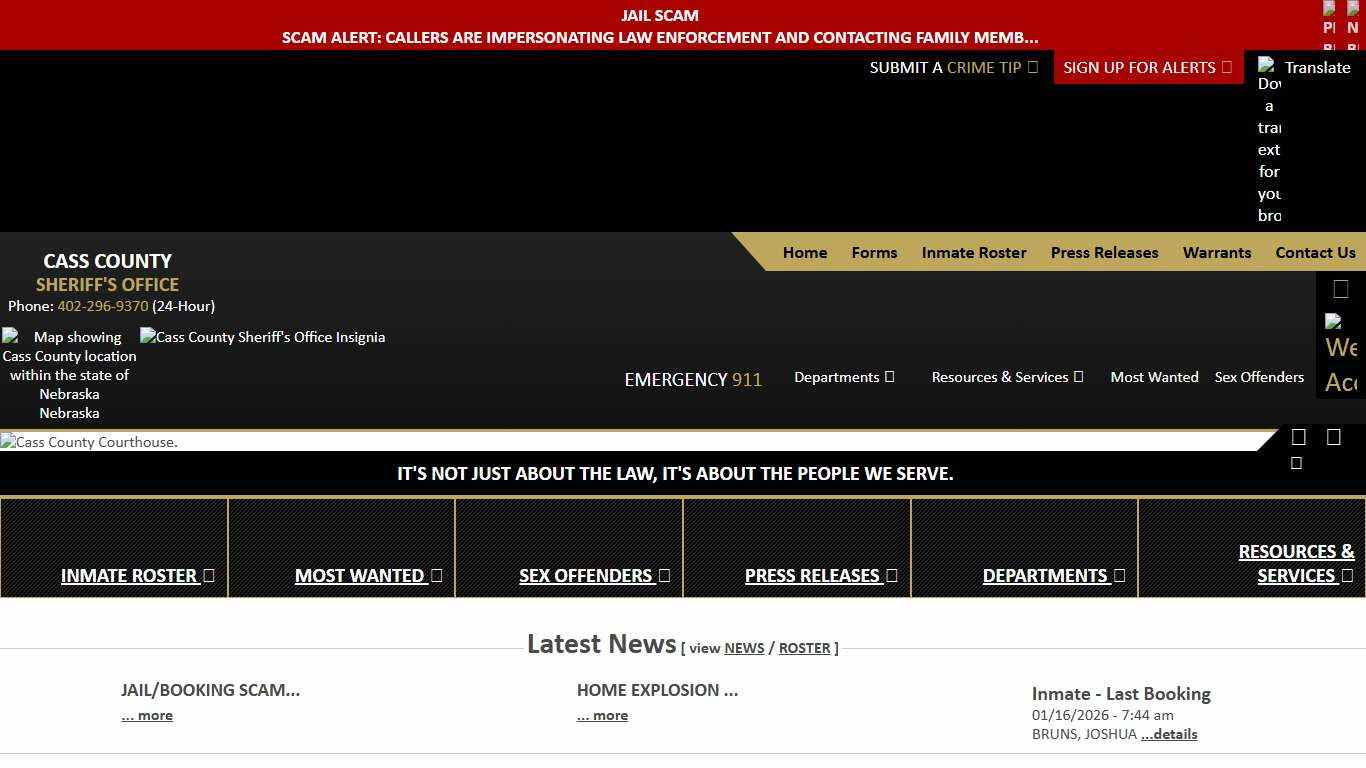 Cass County NE Sheriff's Office